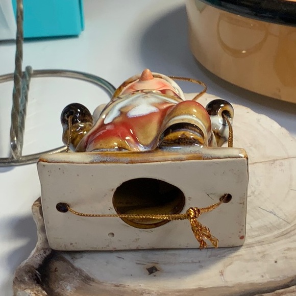 Vintage Porcelain Snowman Ornament - Picture 3 of 3